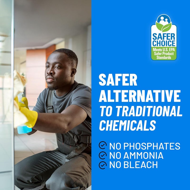 CLR PRO Calcium, Lime & Rust Remover, 32 oz. Spray Bottle, Pack of 2, Quickly Removes Calcium, Lime, Hard Water Deposits and Surface Rust Stains - Image 4